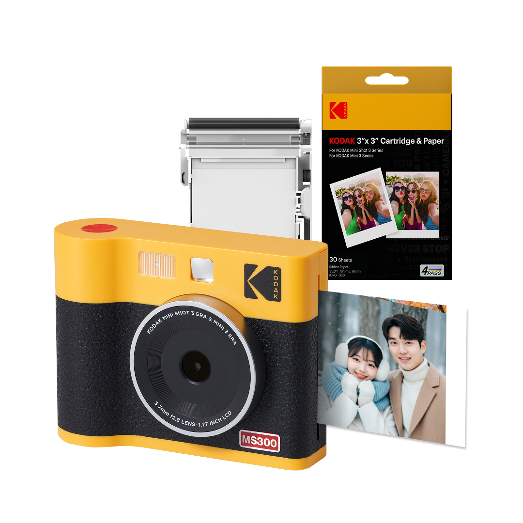 코닥 포토프린터 필름카메라 미니샷 3 ERA + 카트리지 38매 번들 MS300