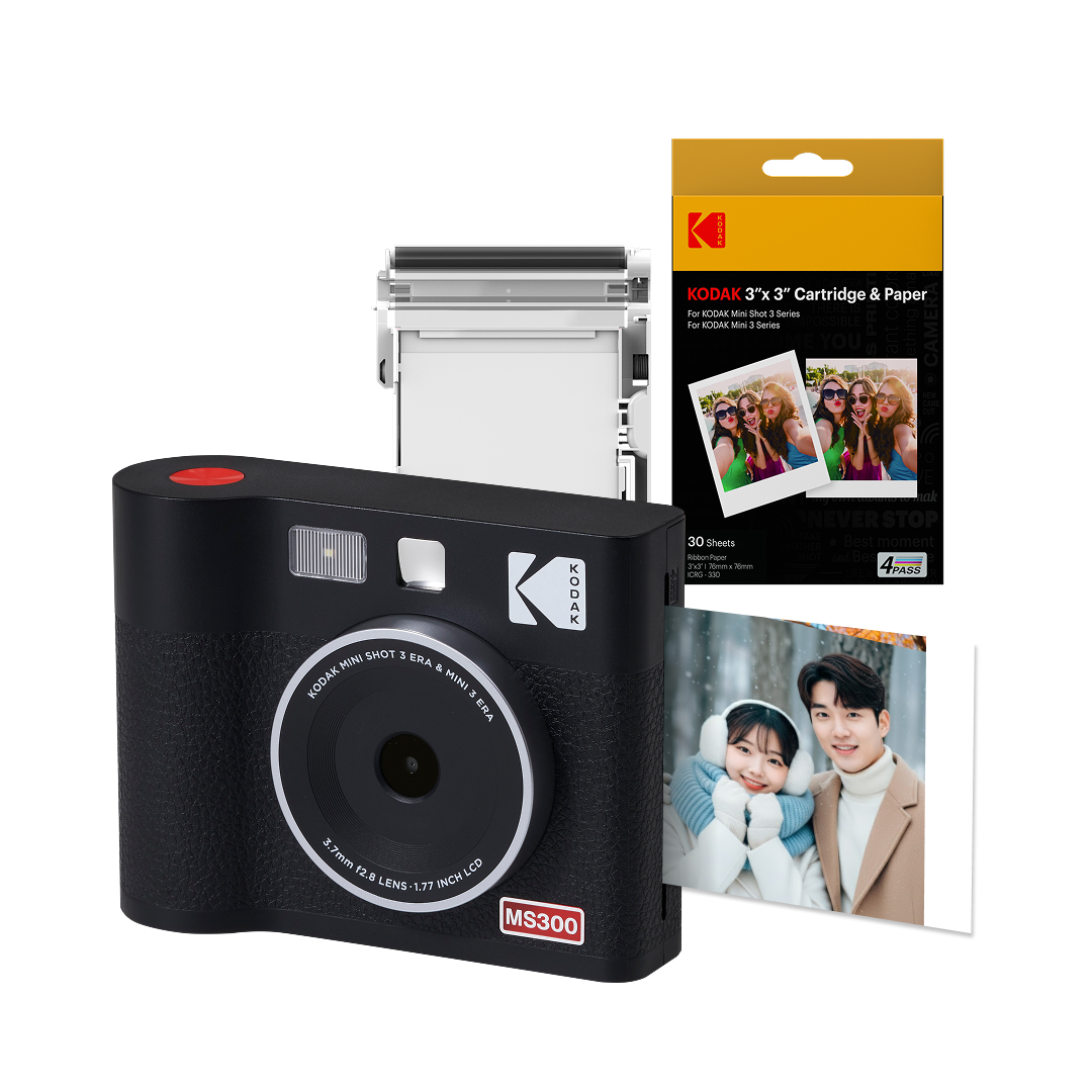 코닥 포토프린터 필름카메라 미니샷 3 ERA + 카트리지 38매 번들 MS300