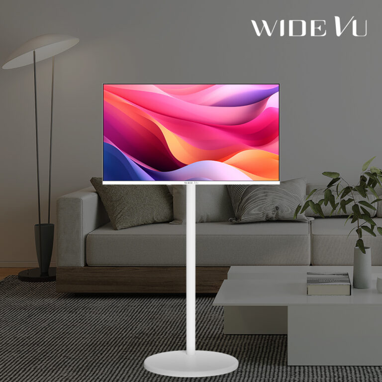 와이드무빙뷰 화이트에디션 삼탠바이미 셋트 81cm(32인치) HD 스마트 이동식 TV 중소바이미 V1 셀프설치가능