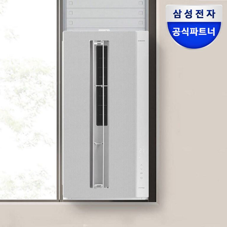 삼성 AW06C7155GWAY 비스포크윈도우핏 창문형에어컨 무풍 1등급 19.2㎡ 자가설치