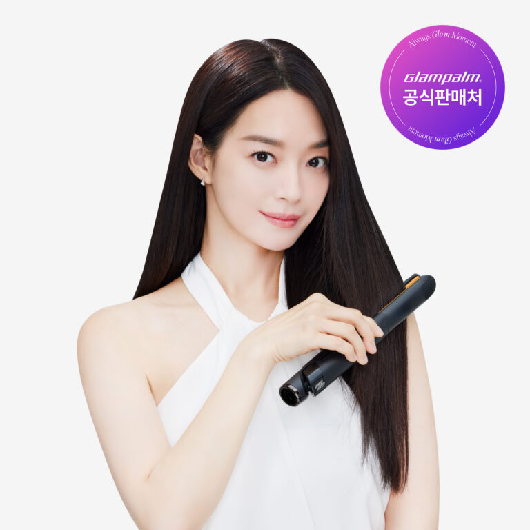 [GP201TBK] 글램팜 글램뮤즈 터치 플랫 판고데기 미용실 매직기 블랙