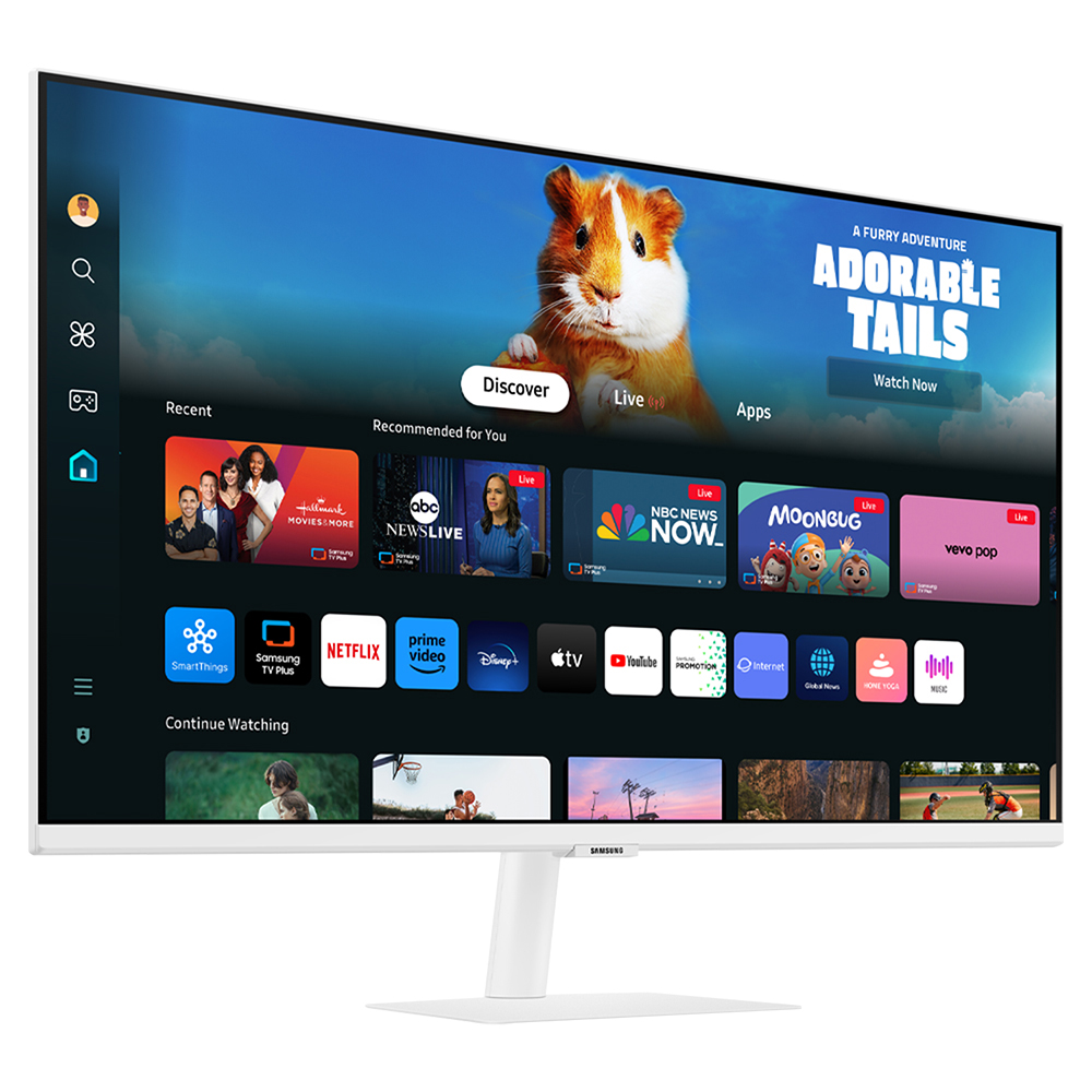 삼성 삼탠바이미 스마트 M5 80cm(32인치)IPTV 모니터 화이트+스탠드 2in1거치대